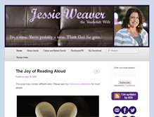 Tablet Screenshot of jessieweaver.net